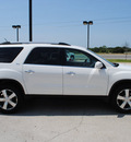 gmc acadia 2011 white suv gasoline 6 cylinders all whee drive automatic 76087