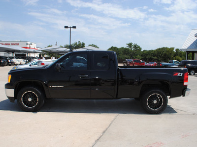 gmc sierra 1500 2008 black sle z71 gasoline 8 cylinders 4 wheel drive automatic 76087