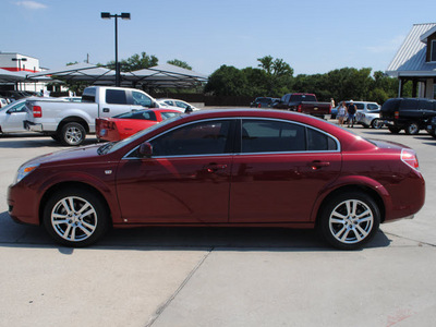 saturn aura 2009 maroon sedan xe gasoline 4 cylinders front wheel drive automatic 76087