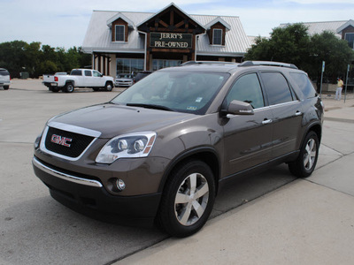 gmc acadia 2011 brown suv slt gasoline 6 cylinders front wheel drive automatic 76087