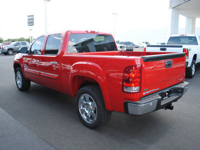 gmc sierra 1500 2011 fire red sle flex fuel 8 cylinders 2 wheel drive automatic 76087