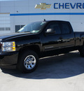 chevrolet silverado 1500 2011 black pickup truck ls flex fuel 8 cylinders 2 wheel drive automatic 76087