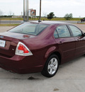 ford fusion 2007 maroon sedan se gasoline 4 cylinders front wheel drive automatic 76087