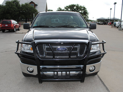 ford f 150 2007 black xlt gasoline 8 cylinders rear wheel drive automatic with overdrive 76087