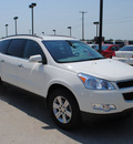 chevrolet traverse 2011 white lt gasoline 6 cylinders all whee drive automatic 76087