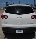 chevrolet traverse 2011 white lt gasoline 6 cylinders all whee drive automatic 76087