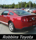 ford mustang 2010 dk  red coupe v6 premium gasoline 6 cylinders rear wheel drive 75503