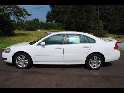 chevrolet impala 2010 white sedan lt flex fuel 6 cylinders front wheel drive automatic 75570