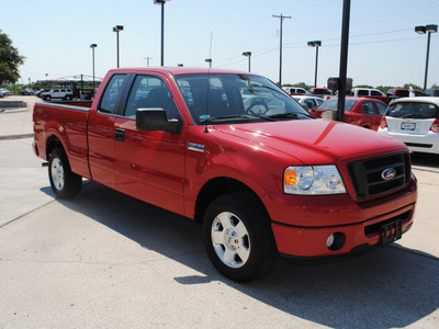ford f 150 2007 red stx gasoline 8 cylinders rear wheel drive automatic with overdrive 76087