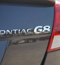 pontiac g8 2009 gray sedan gasoline 6 cylinders rear wheel drive automatic 76087