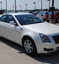 cadillac cts 2009 white sedan gasoline 6 cylinders rear wheel drive automatic 76087