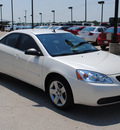 pontiac g6 2009 white sedan gasoline 4 cylinders front wheel drive automatic 76087