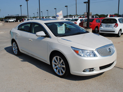 buick lacrosse 2011 white sedan cxs gasoline 6 cylinders front wheel drive automatic 76087
