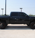 chevrolet silverado 1500 2009 black flex fuel 8 cylinders 4 wheel drive automatic 76087