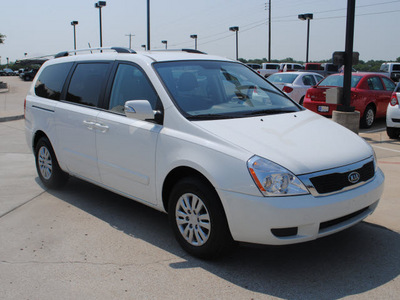 kia sedona 2011 white van gasoline 6 cylinders front wheel drive automatic 76087