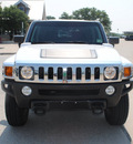 hummer h3 2007 white suv gasoline 5 cylinders 4 wheel drive 5 speed manual 76087