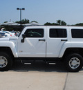 hummer h3 2007 white suv gasoline 5 cylinders 4 wheel drive 5 speed manual 76087