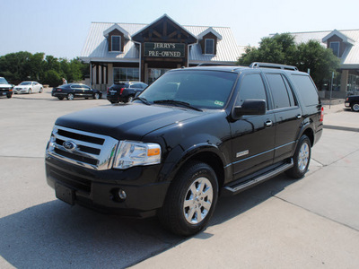 ford expedition 2008 black suv xlt gasoline 8 cylinders 2 wheel drive automatic with overdrive 76087