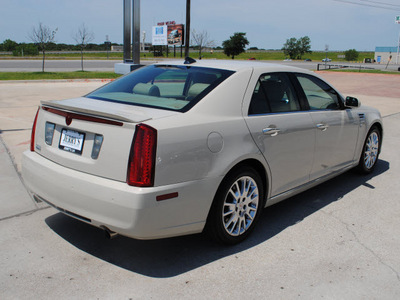 cadillac sts 2011 tan sedan gasoline 6 cylinders rear wheel drive automatic 76087