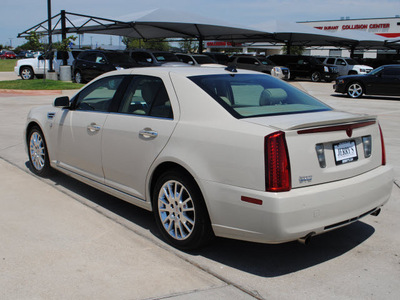 cadillac sts 2011 tan sedan gasoline 6 cylinders rear wheel drive automatic 76087