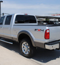 ford f 250 super duty 2011 silver lariat biodiesel 8 cylinders 4 wheel drive automatic 76087
