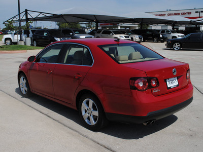 volkswagen jetta 2008 red sedan 2 5 gasoline 5 cylinders front wheel drive automatic 76087