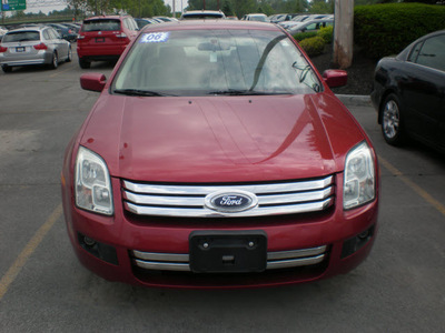 ford fusion 2006 red sedan se gasoline 6 cylinders front wheel drive automatic 13502