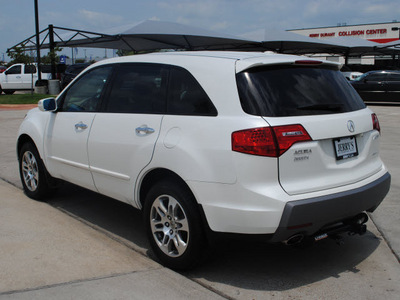 acura mdx 2008 white suv w tech gasoline 6 cylinders all whee drive automatic 76087