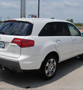 acura mdx 2008 white suv w tech gasoline 6 cylinders all whee drive automatic 76087