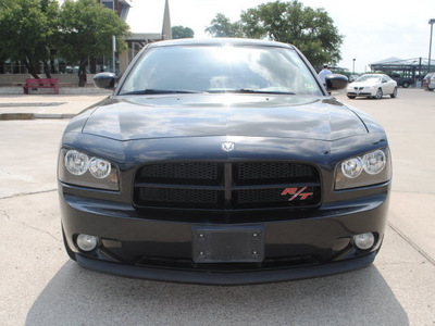 dodge charger 2008 black sedan r t gasoline 8 cylinders rear wheel drive automatic 76087