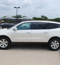 chevrolet traverse 2011 white lt gasoline 6 cylinders all whee drive automatic 76087