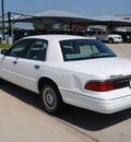 mercury grand marquis 1997 white sedan gs gasoline v8 rear wheel drive automatic with overdrive 76087
