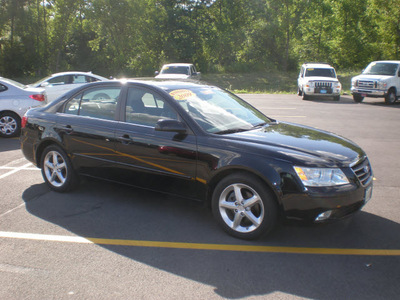 hyundai sonata 2009 black sedan gasoline 6 cylinders front wheel drive automatic 13502