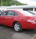 chevrolet impala 2008 red sedan ls flex fuel 6 cylinders front wheel drive automatic 13502