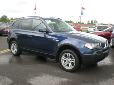bmw x3 2004 blue suv 3 0 gasoline 6 cylinders all whee drive automatic 13502