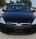 honda accord 2006 black sedan gasoline 4 cylinders front wheel drive automatic 76087