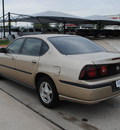 chevrolet impala 2005 gold sedan gasoline 6 cylinders front wheel drive automatic 76087