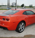 chevrolet camaro 2011 orange coupe ss gasoline 8 cylinders rear wheel drive 6 speed manual 76087