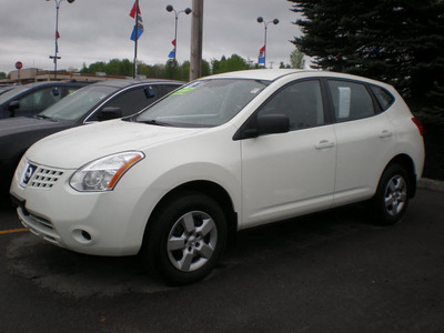 nissan rogue 2008 white suv gasoline 4 cylinders all whee drive automatic 13502