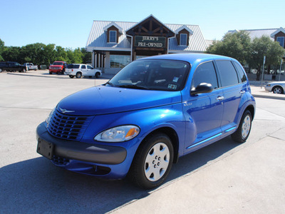 chrysler pt cruiser 2003 blue wagon gasoline 4 cylinders front wheel drive automatic 76087