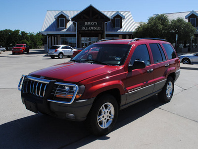 jeep grand cherokee 2002 red suv laredo gasoline 8 cylinders 4 wheel drive automatic with overdrive 76087