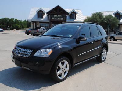 mercedes benz m class 2008 black suv ml350 4matic gasoline 6 cylinders all whee drive automatic 76087