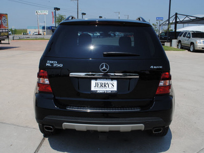 mercedes benz m class 2008 black suv ml350 4matic gasoline 6 cylinders all whee drive automatic 76087