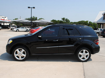 mercedes benz m class 2008 black suv ml350 4matic gasoline 6 cylinders all whee drive automatic 76087