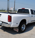 dodge ram pickup 3500 2007 white pickup truck diesel 6 cylinders 2 wheel drive 6 speed manual 76087