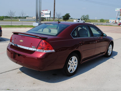chevrolet impala 2011 maroon sedan lt flex fuel 6 cylinders front wheel drive automatic 76087
