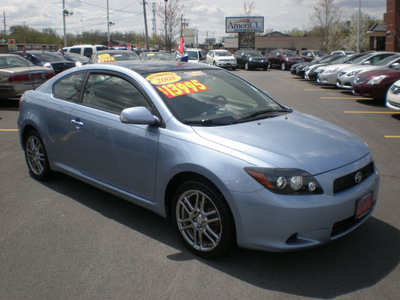 scion tc 2008 lt blue hatchback gasoline 4 cylinders front wheel drive automatic 13502