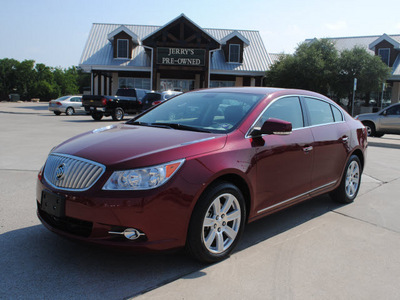 buick lacrosse 2011 red sedan cxl gasoline 4 cylinders front wheel drive automatic 76087