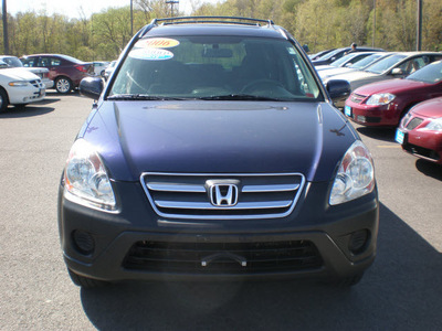 honda cr v 2006 blue suv ex gasoline 4 cylinders all whee drive automatic 13502