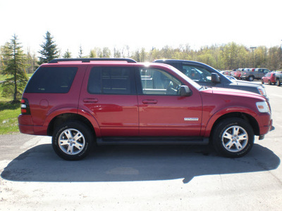 ford explorer 2008 red suv xlt gasoline 6 cylinders 4 wheel drive automatic with overdrive 13502